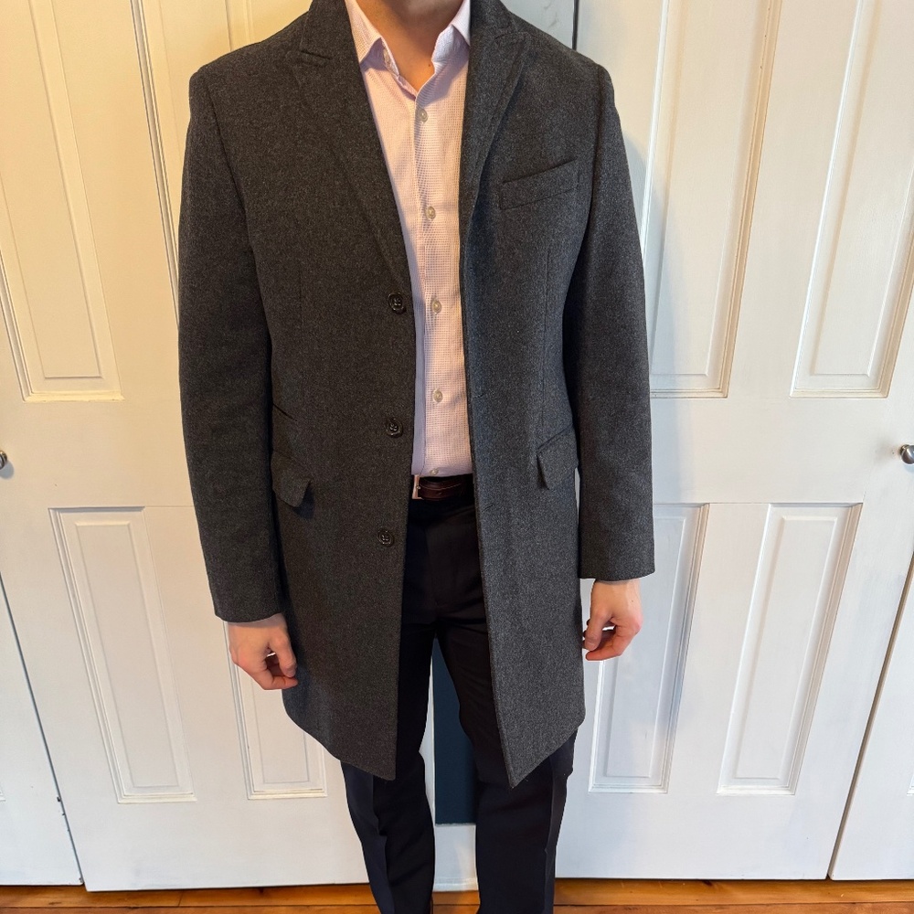 Banana Republic Wool Blend Overcoat